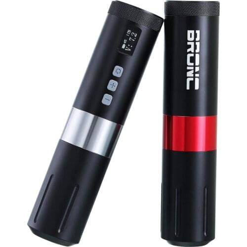 2021 New Arrival Hummingbird Bronc Wireless Tattoo Machine Pen Swiss Motor Strong Quiet Replace Battery 2000mA.h Free Shipping