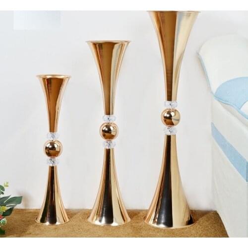 MS Made Decorative Wrought Iron Candlesticks