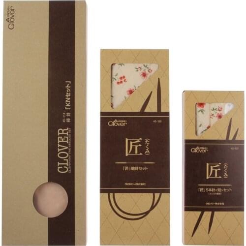 The new color ring bamboo knitting needle coke group sets of weaving tools imported from Japan 45-114/45-137/138