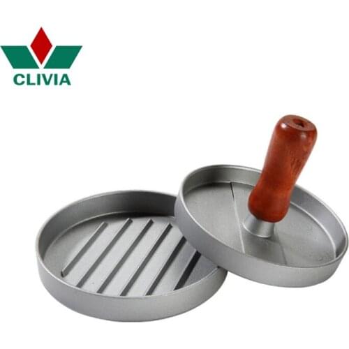 CLIVIA New Hamburger Press 1 Set Round Shape Hamburger & Patties Maker Burger Meat Press Cookware Kitchen Dining Tools
