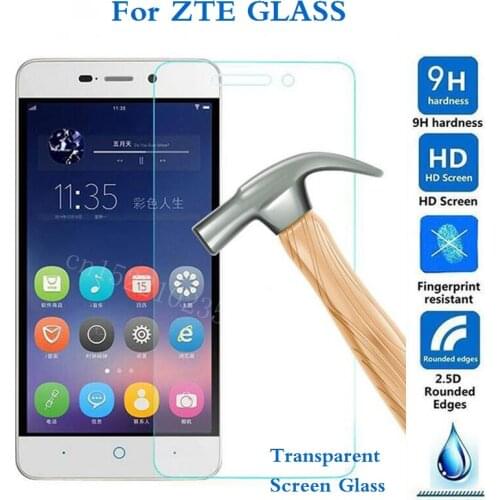 Transparent Screen Glass for ZTE Blade A521 L7 A520 A612 Prestige 1 2 Zfive L Lte small fresh 5 Maven 3 tempering glass