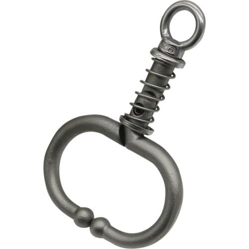 Stainless Steel Diameter 70mm Big Cattle Nose Ring Spring Bull Nose Clamps Cow Nose Traction Rings Ware Binding Tool 1 Pc