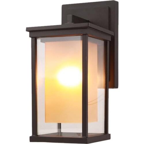 Retail &wholesale american simplicity outdoor Wall light Vintage Waterproof hedge lamp country house villa cottage wall Porch