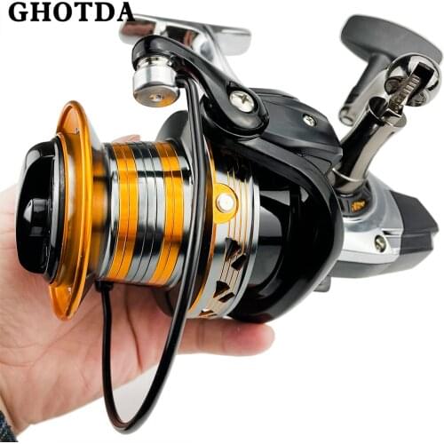 Spinning Fishing Reel 9000-12000 Metail Spool 30KG Power Metal / Nylon Feet Salt Water Fish Wheel Coil