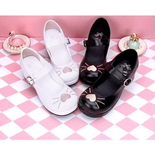 Angelic imprint woman mori girl lolita cosplay shoes lady Wedge Heel Pumps women princess dress party shos size 35-46 8967