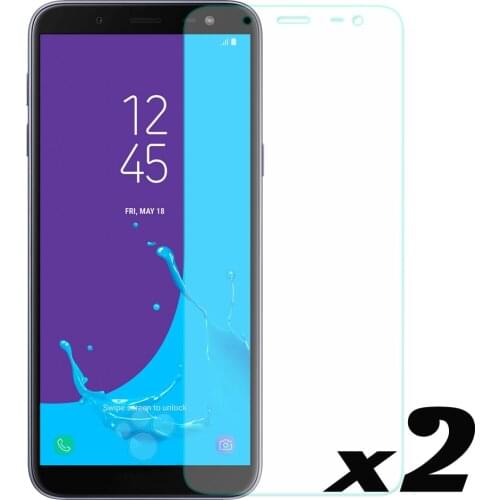 2psc/lot 9H HD Tempered Glass Screen Protector Explosion-proof Films For Samsung Galaxy J6 2018 J600 SM-J600F J600G / Galaxy On6
