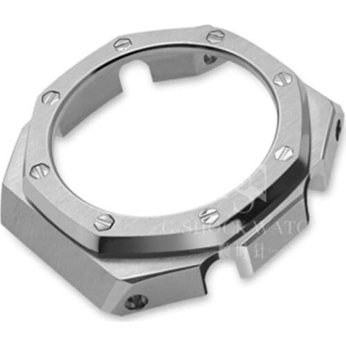 Stainless Steel Protector Bezel Frame Bumper Case For Casio G-shock GA2100 GA-2100-1A GA-2100 Strap Band Smart Watch Accessories