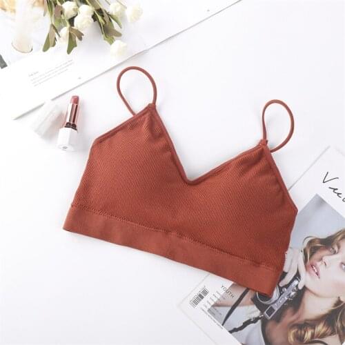 Elastic Gathering Bralette Push Up Bra Summer Anti-light Korean Style Wild Bra Tube Top Sexy No Rims Bra