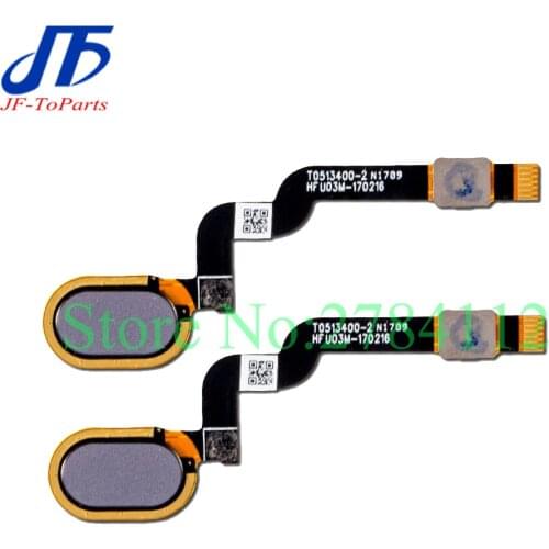 10pcs Home Button FingerPrint Touch ID Sensor Flex Cable Ribbon for Moto X4 E4 E5 G4 Plus P30 play Replacement Repair