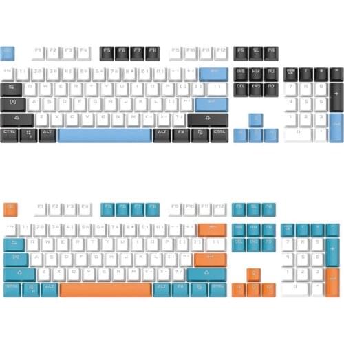 104 Keys New/ABS Backlit Keycap Double Color Injection For Ikbc Cherry MX Annie Mechanical Keyboard