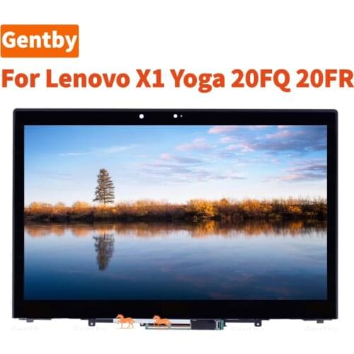 14 " 2560x1440 and 1980x1080 for Lenovo ThinkPad X1 Yoga 20FQ 20FR 1ST GEN 20FQ0036US LCD Display Touch Screen Assembly