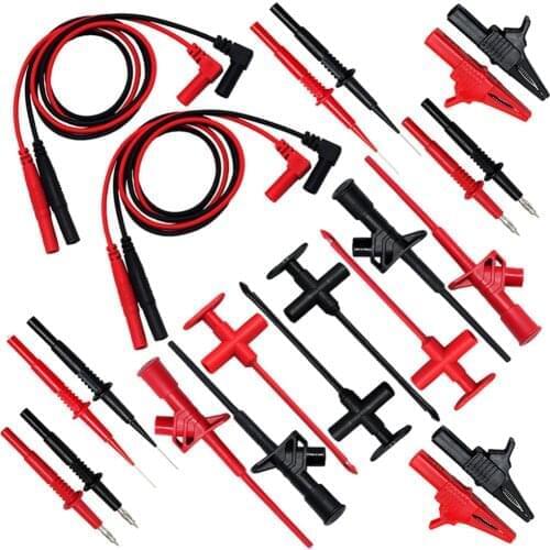 Aidetek Automotive Test Lead Kit Insulation Piercing test clip Large Crocodile Clips test leads set probe CEcertificate2TLP20163