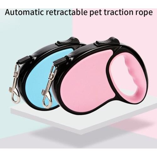 3/5M Adjustable Dog Leash Automatic Retractable Extending Leashes For Puppy Outdoor Walking Running Pets Training Traction Ropes