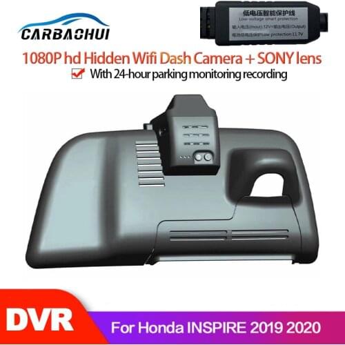 Car original style Front driving recorder For Honda INSPIRE 2019 2020 DVR Driving Video Recorder Dash Night vision full hd 1080P
