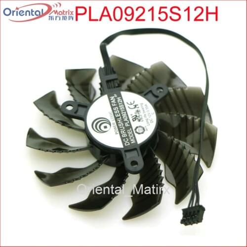 Free Shipping PLA09215S12H PLA09215B12H 12V 0.55A 86mm 4Pin For Gigabyte GTX970 GTX960 Mini-ITX Graphics Card VGA Cooler Fan