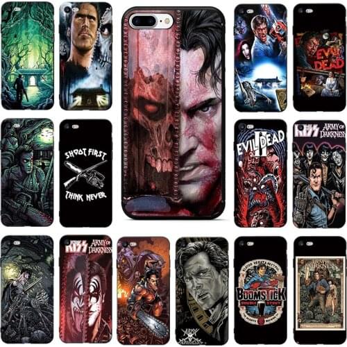 Evil Dead logo zombies Resident Evi For iPhone Case X XR XS MAX 5 5S SE 2020 6 6S 7 8 Plus 11 11pro Max Pattern Soft TPU Cover