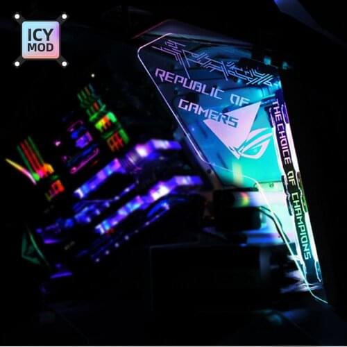 COUGAR Conqueror Chassis Lamp Board Customization Luminous Panel Side Panel Power Lamp Board RGB Lamp Effect ROG MOD