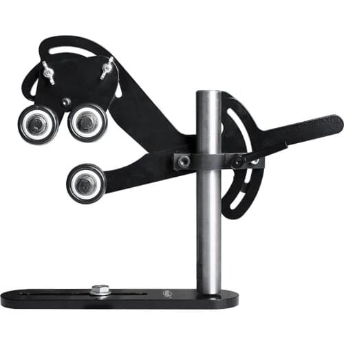 Woodworking Lathe Center Frame Steady Rest Center Stable Support Parts Shakeproof 3 Wheels Stabilizer Auxiliary Clamping Tool