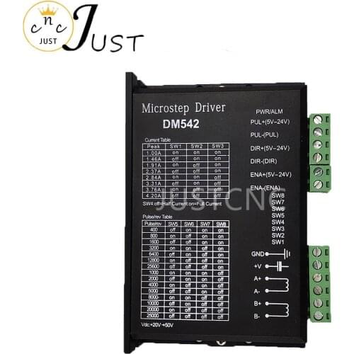 Motor paso a paso Digital DM542, 2 fases, 5,6 a, para motor paso a paso 57 86, NEMA23, NEMA34, controlador de Motor paso a paso