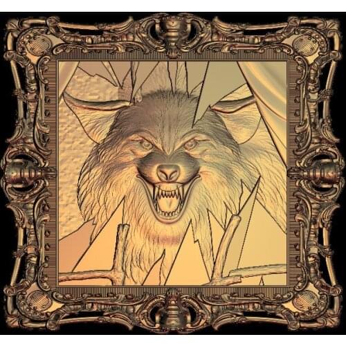 3D STL Model for CNC Router Engraver Carving Machine Relief Artcam aspire M23