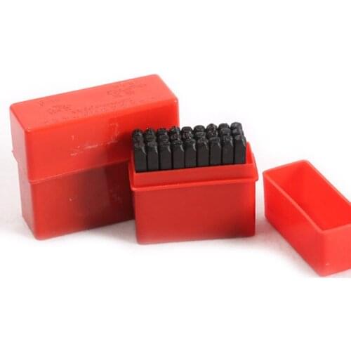 Number Letter Steel Die Metal Stamping Set Punching Leather Gold Silver DIY Jewelry Logo Stamps Craft Steel Puncher