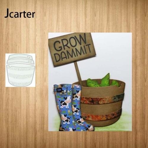 2021 New Design Metal Cutting Dies Wooden Barrel Craft for Scrapbooking Handmade Knife Mould Blade Punch Stencils Dies Cut Model