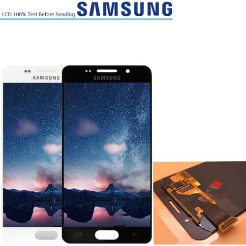 4.7'' ORIGINAL Display For Samsung Galaxy A3 2016 A310 A3100F A3100 A310F LCD Screen Digitizer Touch Can Adjust Brghtness