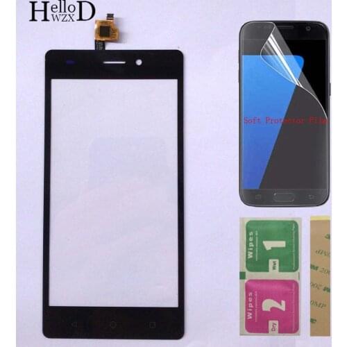 Touch Screen For Beeline Fast 2 Fast2 Touch Screen Front Glass Capacitive Sensor Digitizer Panel Touchpad Glue + Protector Film