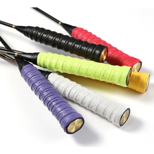 Thickened Badminton Sweat Absorbing Punch Non-Slip Breathable Knitting Grip Tape Sticky Tennis Racket for Novice