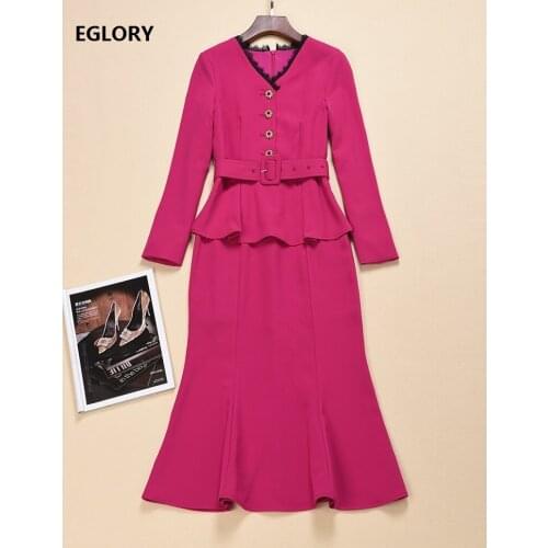 One Piece Dress 2020 Autumn Winter Party Elegant Women V-Neck Lace Beading Buttons Deco Long Sleeve Midi Party Mermaid Dresses