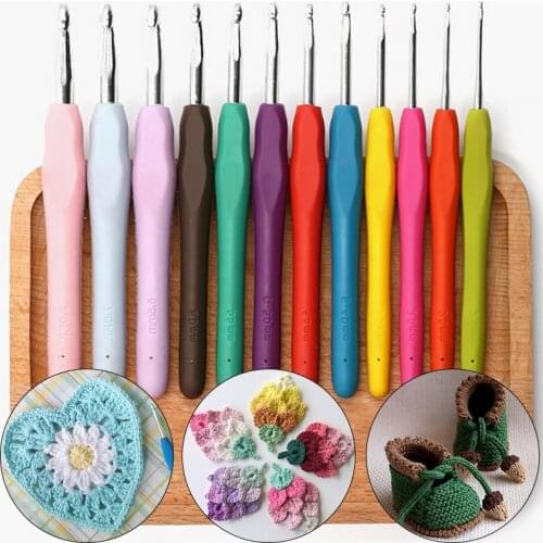 Fashion 1PC 2mm-10mm Hooks Needles Knit Craft Yarn Aluminium Sewing Needles Knitting Needle Weave Crochet Hooks Sewing Tools