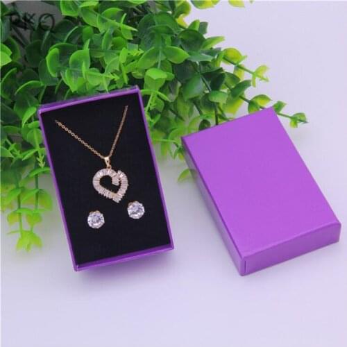 24pcs,Colorful Jewelry Organizer Box Necklaces Earrings Storage Box Small Gift Box For Rings Earrings 8x5x2.5cm Wedding supplies
