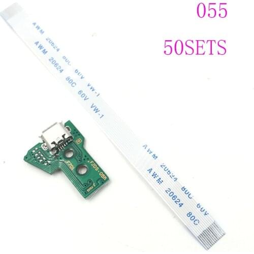 50SETS USB Charging Port Socket Board JDS-055 12 pin for SONY PS4 Controller