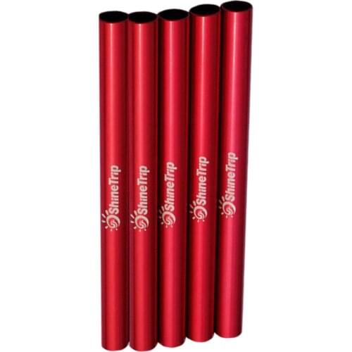 5x Aluminium Alloy Tent Pole Repair Splint Emergency for Diameter 7.9-8.5mm