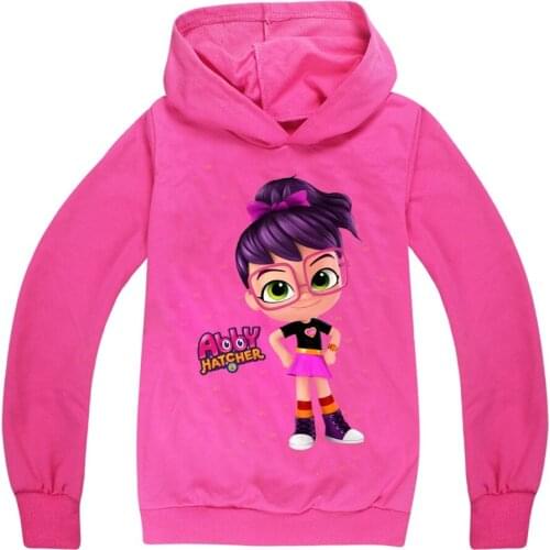 Abby hatcher 3D Pint Sweatshirt For Teen Boy Girls Top Spring Autumn Child Cotton Casual Hoodie Kids Sport kids Sweater Coat