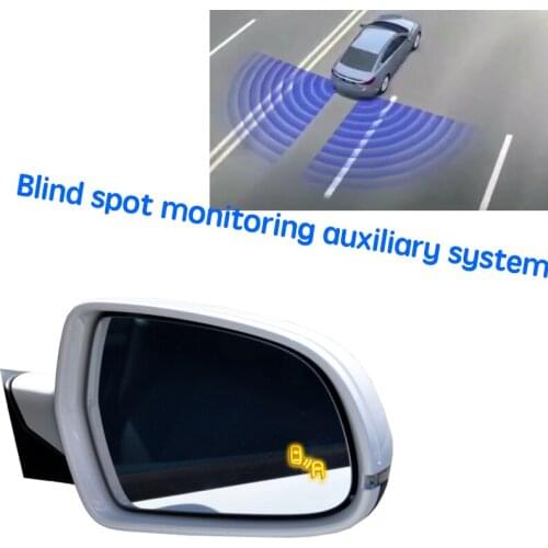 Car BSD BSM Blind AREA Monitoring Assistance System Safe Driving Warning Radar Alert Mirror For Audi A3 8P 2008~2010 Facelift