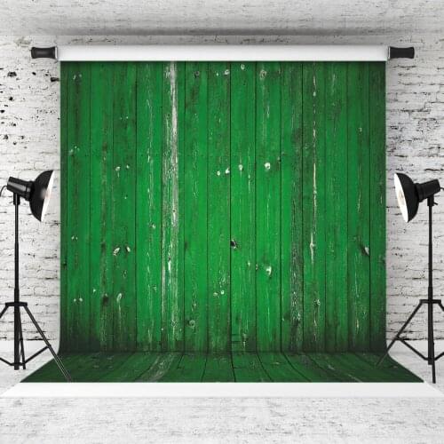 Pure Green Board Floor Vinyl Photographic Background Customized For Portrait Children Baby Backdrops Photo Studio Photocall