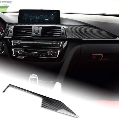 Carbon Fiber Car Dashboard Panel Decorative Sticker for BMW F30 F31 F32 F33 F34 F36 Accessories