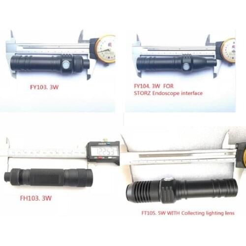ENT protable lamp LED endoscope light srouce flashlight handheld light source/FT.FY.XX.kinds of handheld light source