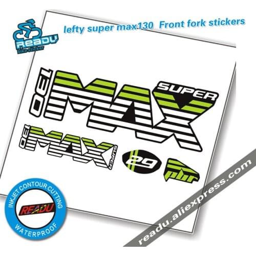 Suitable forlefty super max130 stickers mountain bike front fork stickers bicycle fork stickers lefty pbr decals