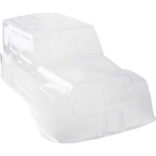 PVC Climbing Car Hard Plastic Transparent Body Shell 313mm Wielbasis Axiale SCX10 Soft Shell For 1:10 RC Crawler Car D90