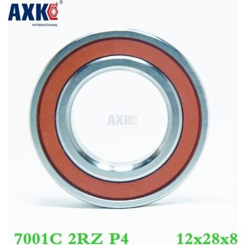 Axk 1pcs 7001 7001c 2rz P4 12x28x8 Sealed Angular Contact Bearings Speed Spindle Bearings Cnc Abec-7