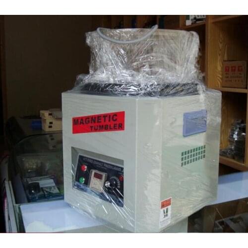 Reversing Magnetic Tumbler 110V/220V Jewelry Polishing Machine Goldsmith Tools 1300g Capacity KT-360A