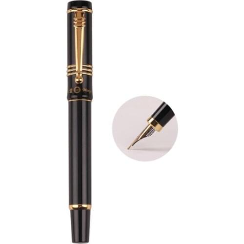 Luxury Men Women Fountain Pen Business Student 0.5mm 1.0mm Extra Fine Nib Calligraphy Office School Supplies Writing Tool