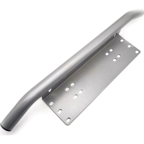 Silver Offroad Light/LED Bar Car Front Bumper License Plate Mount Bracket Holder