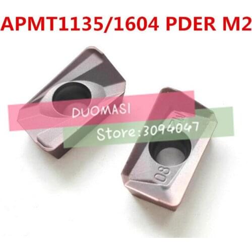 10pcs Carbide blade APMT1135PDER /APMT1604PDER M2,CNC milling insert,numerical control lathe tool, suitable for stainless steel