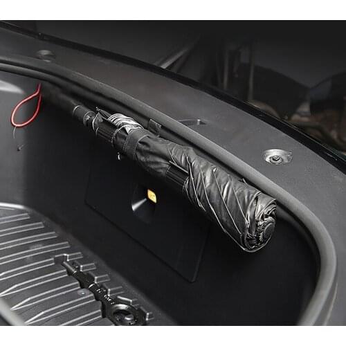 2Pcs Car Front Trunk Hook Holder Anti Swinging Umbrella Storage Hanging Accessories for Tesla Model Y 2021