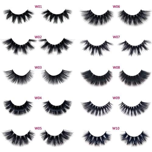 3D Mink Lashes Makeup Tools Make Up Girls Favorite Natural Fluffy Eyelash Extension Clip Fastest Delivery 20mm Lashes