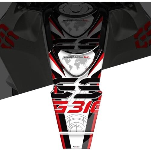 3D Resin Motorcycle Gas Tank Pad Protector Case for BMW G310GS 2018-2019