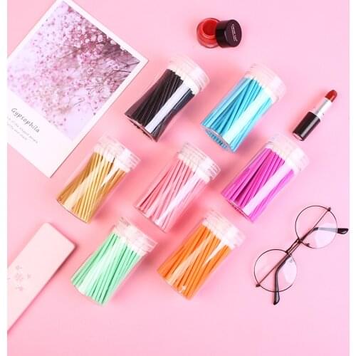 50/100 pcs Disposable Cosmetic Makeup Lip Brush Makeup Cosmetic Tool Eyeshadow Lip Gloss Brushes Tools Makeup Brush Applicators
